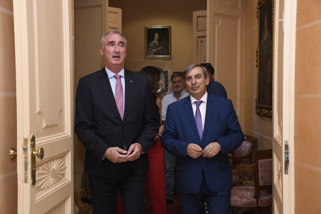 El alcalde, José Mazarías y el consejero, José Luis Sanz Merino / Nacho Valverde - ICAL