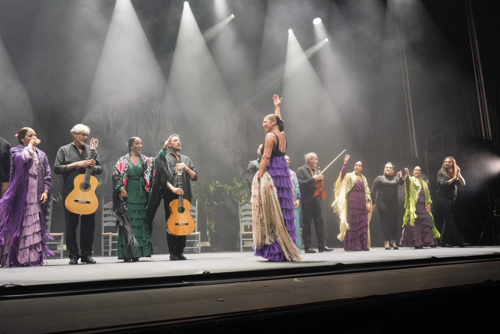 Agradecimientos en la actuación.