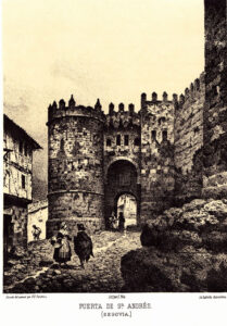 Puerta de San Andrés. Francisco Javier Parcerisa. Puerta de San Andrés. Francisco Javier Parcerisa.