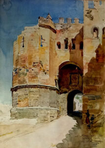 .- Puerta Fuerte. Ricardo de Madrazo, 1883. .- Puerta Fuerte. Ricardo de Madrazo, 1883.