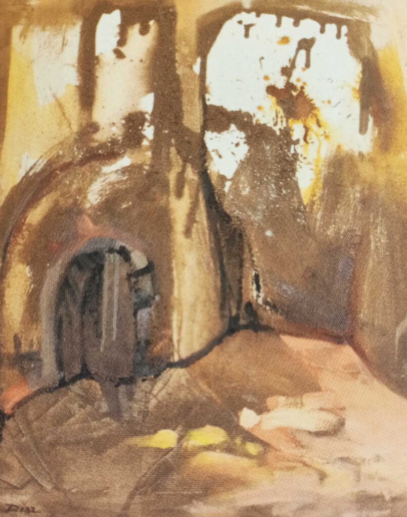 18. Puerta de Santiago. Inmaculada Díaz Benito. Óleo. Sin fecha. 18. Puerta de Santiago. Inmaculada Díaz Benito. Óleo. Sin fecha.