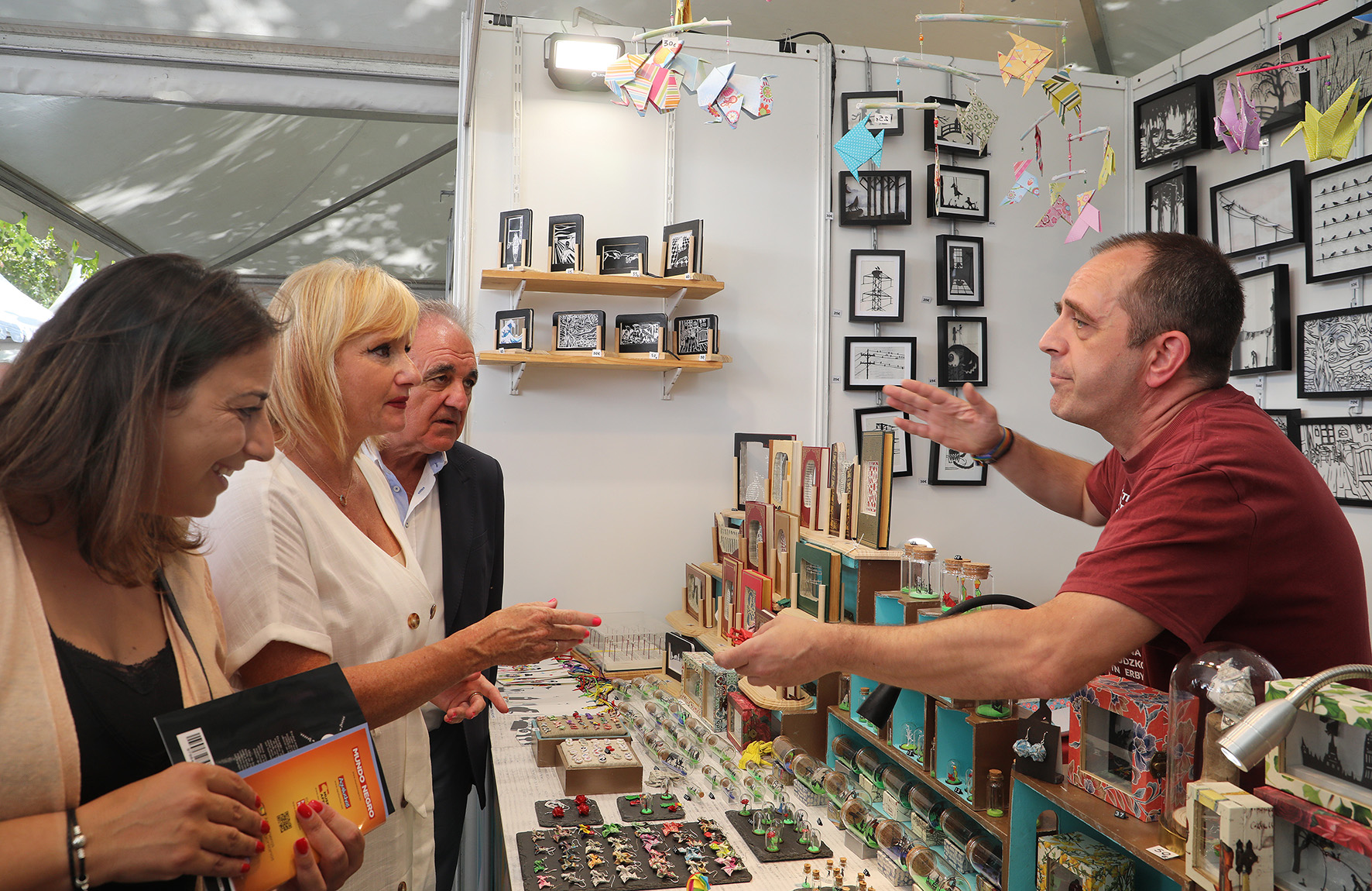 Inauguración de la XXV Feria de Artesanía de Palencia
