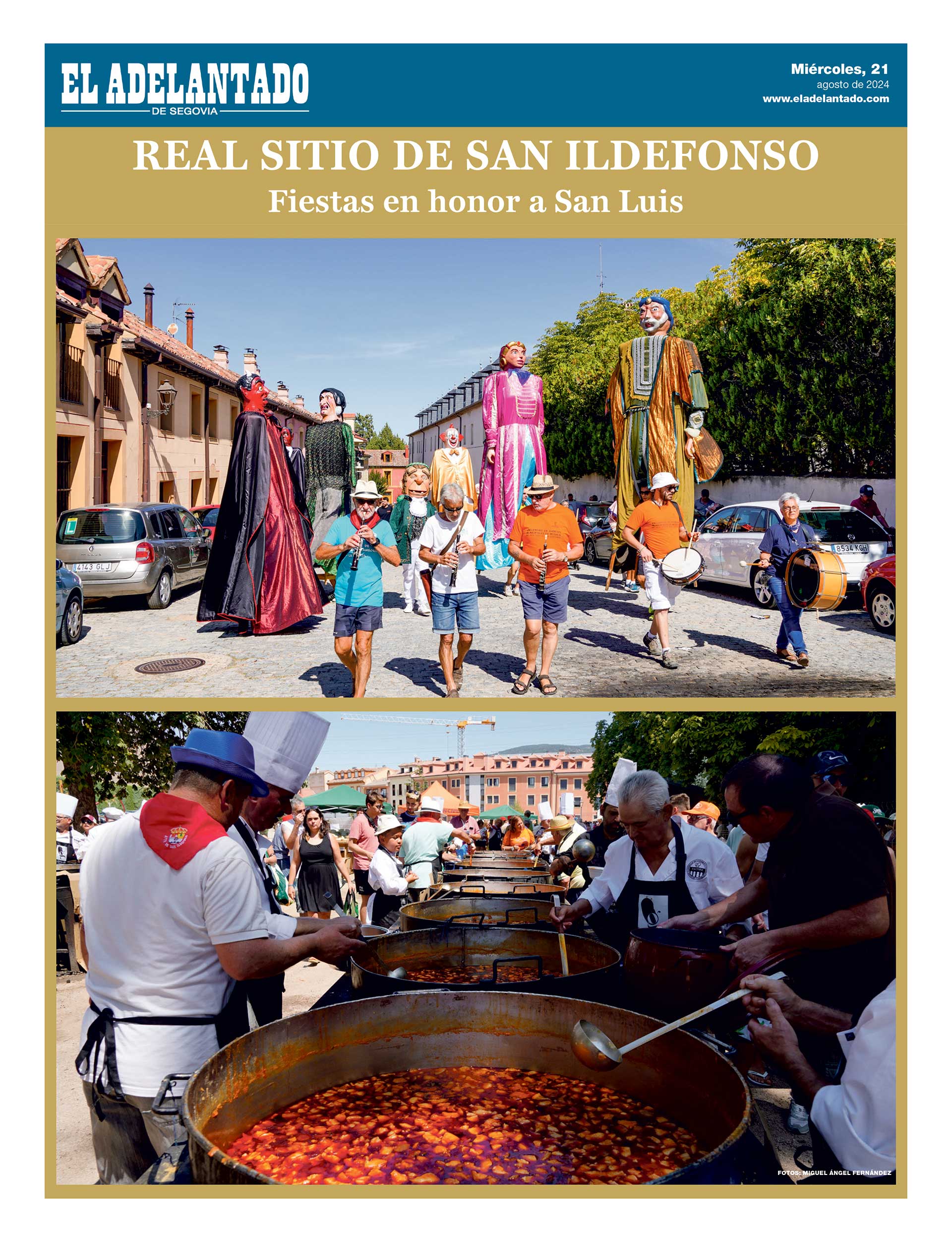 PORTADA FIESTAS EN EL REAL SITIO DE SAN ILDEFONSO