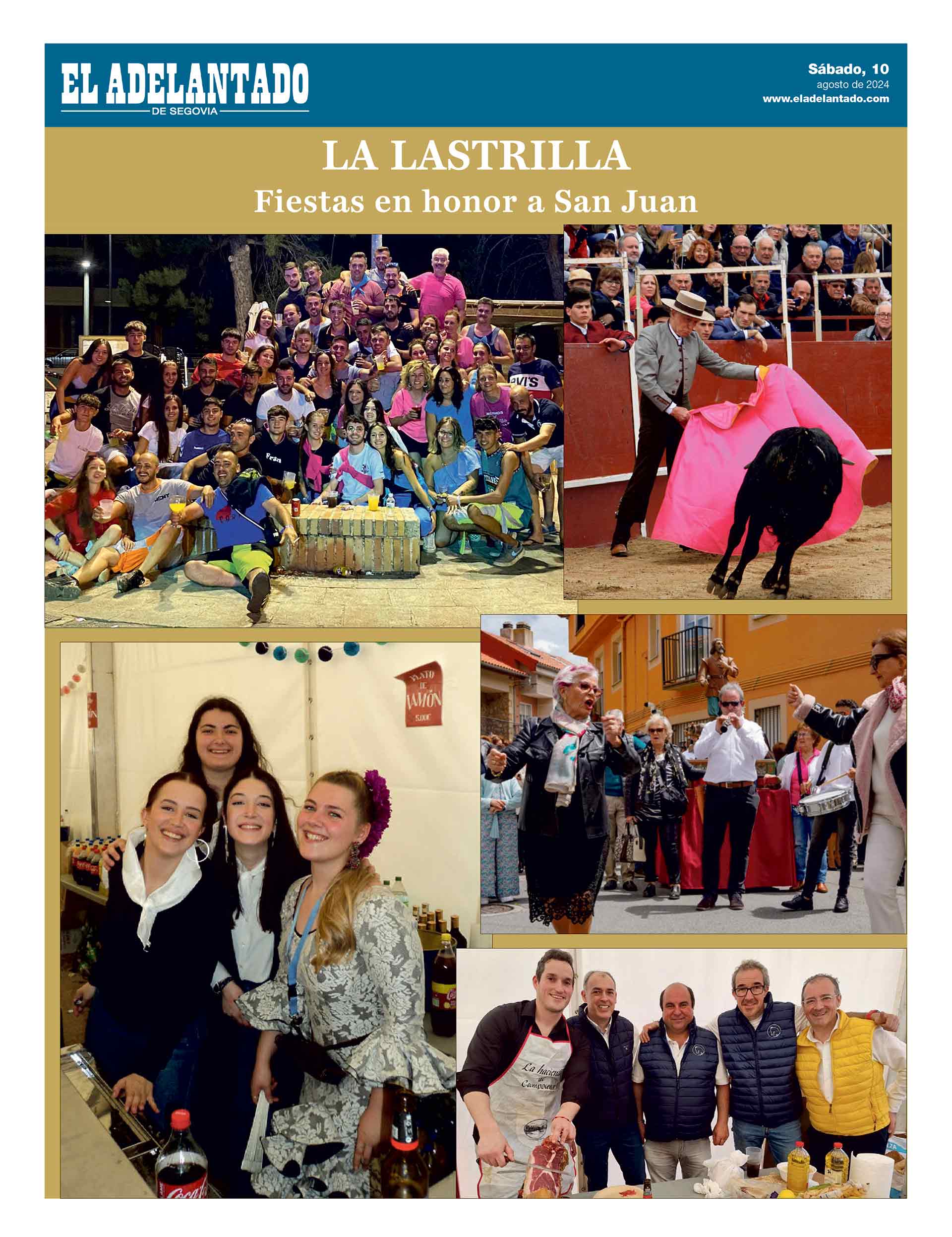 PORTADA SUPLEMENTO FIESTAS EN LA LASTRILLA 2024