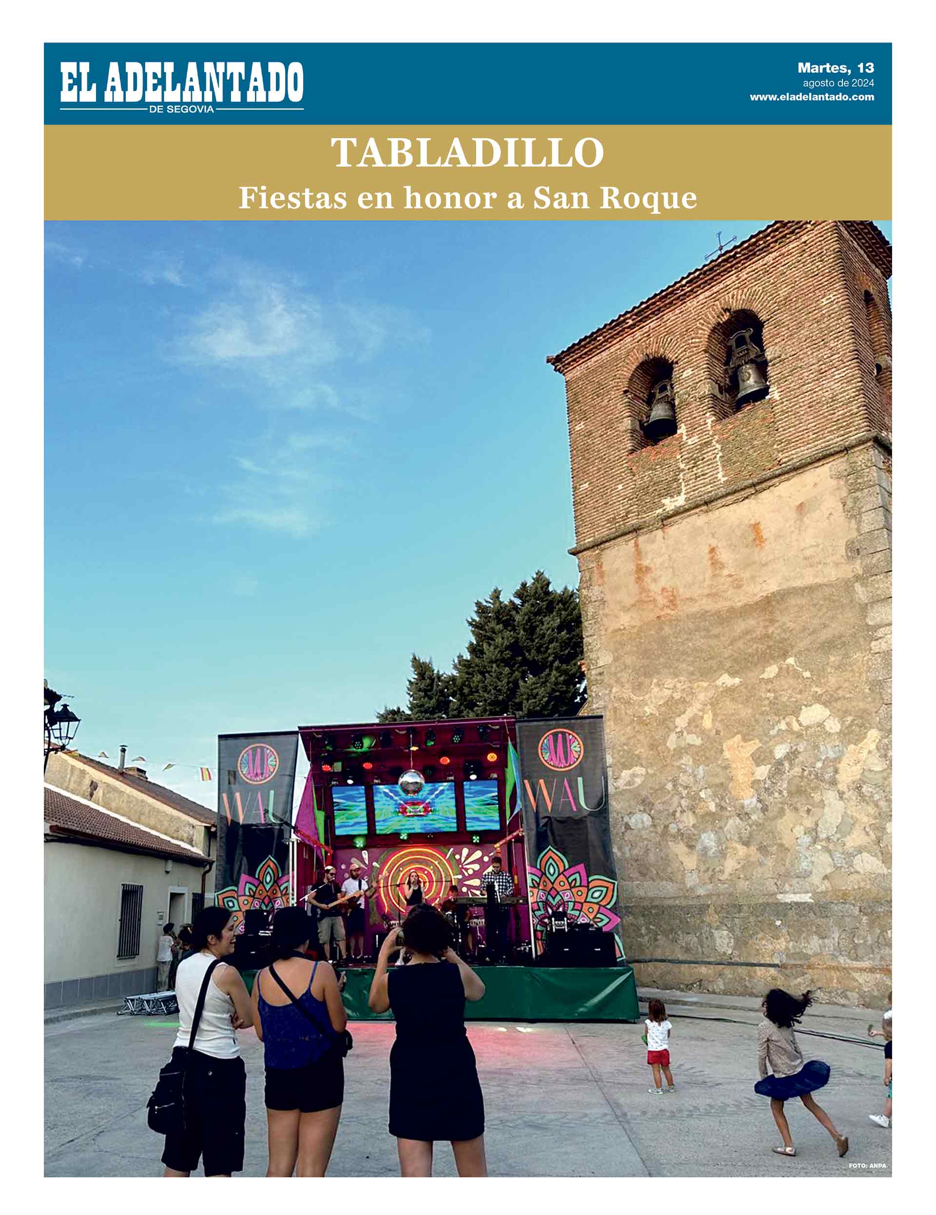 PORTADA SUPLEMENTO FIESTAS EN TABLADILLO 2024
