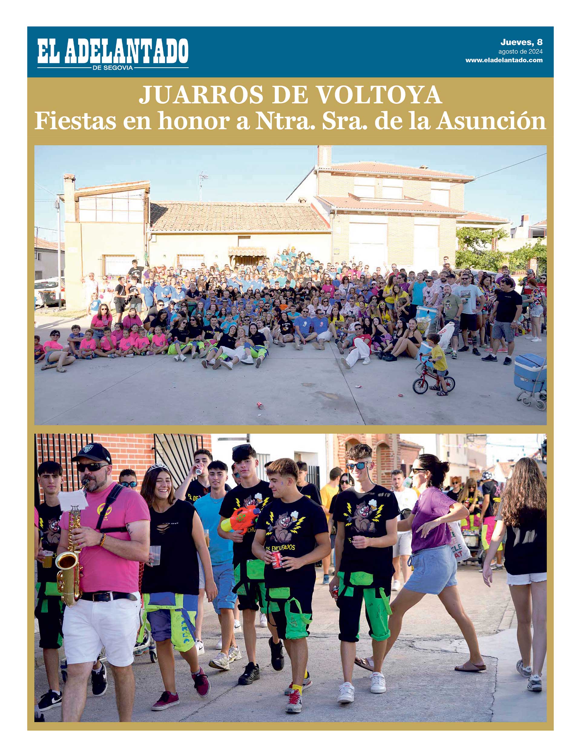PORTADA SUPLEMENTO FIESTAS JUARROS DE VOLTOYA