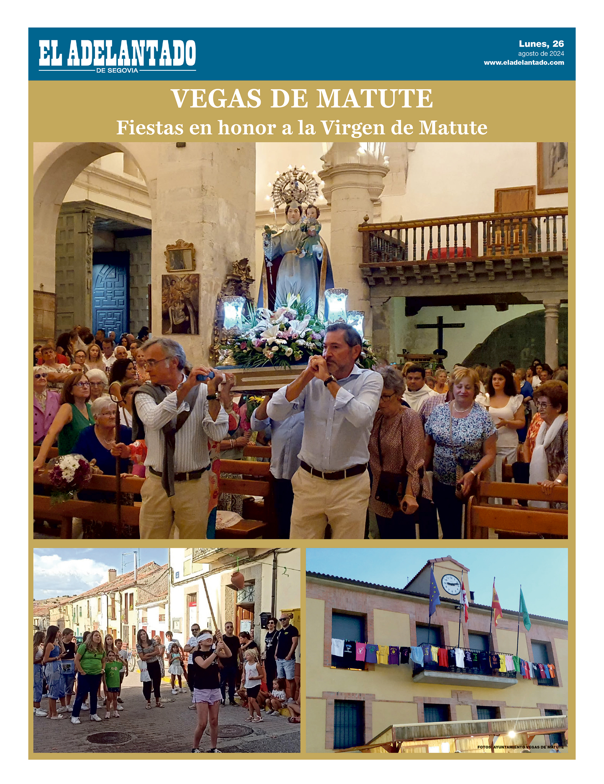 PORTADA SUPLEMENTO FIESTAS VEGAS DE MATUTE