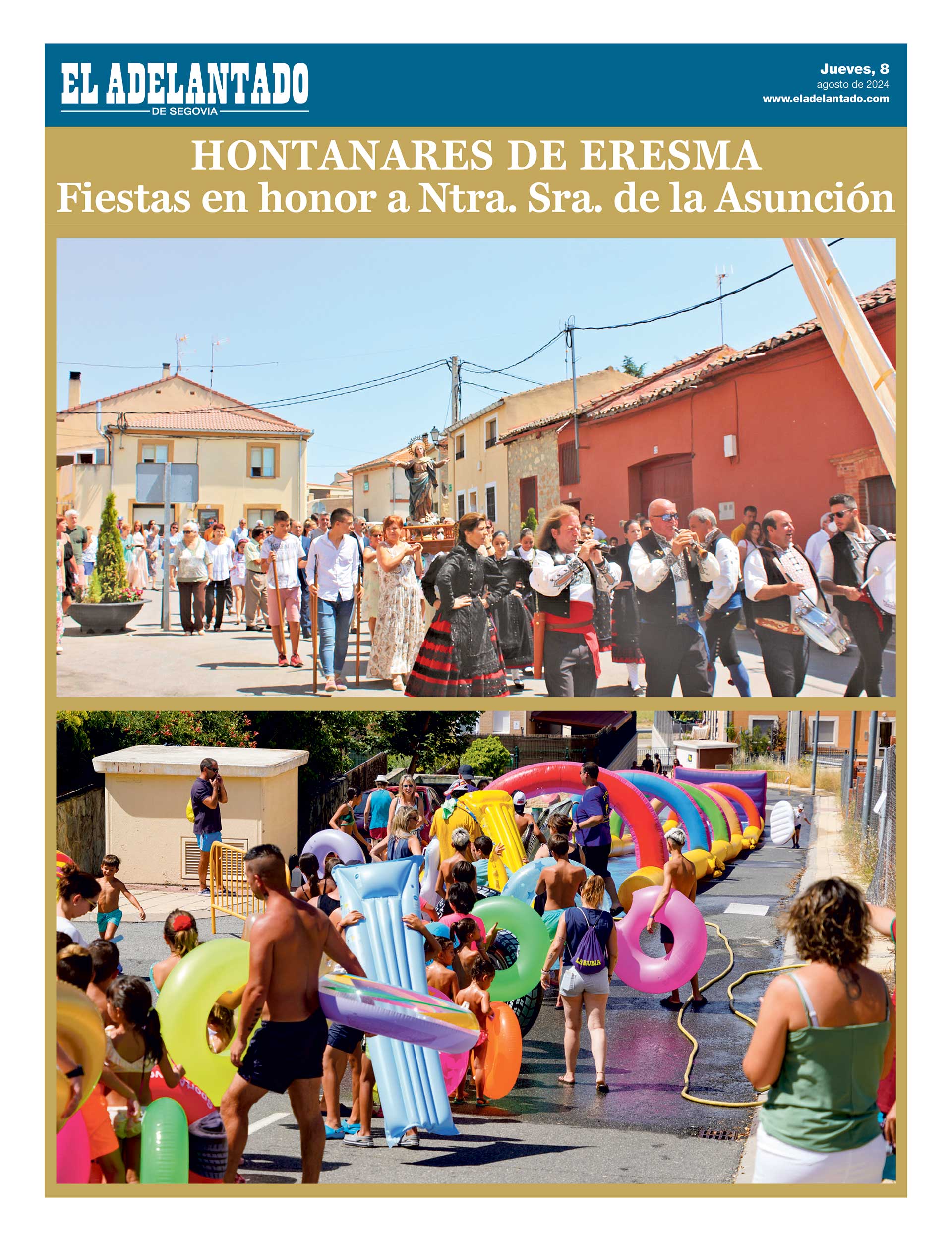 PORTADA SUPLEMENTO FIESTAS EN HONTANARES DE ERESMA