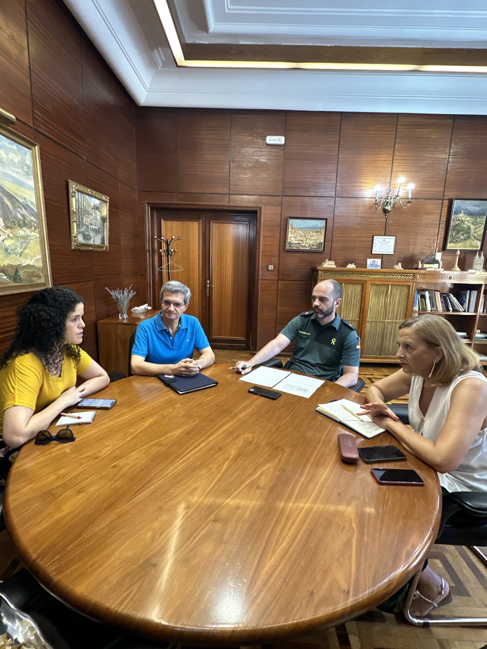 Reunión para tratar temas de seguridad de cara las fiestas y el concierto de 'Los Inhumanos' / SUBDELEGACIÓN DEL GOBIERNO EN SEGOVIA