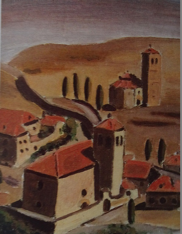 San Marcos, la Vera Cruz, Zamarramala... (y II) 2 San Marcos y la Vera Cruz. Óleo. Anónimo, 1954.