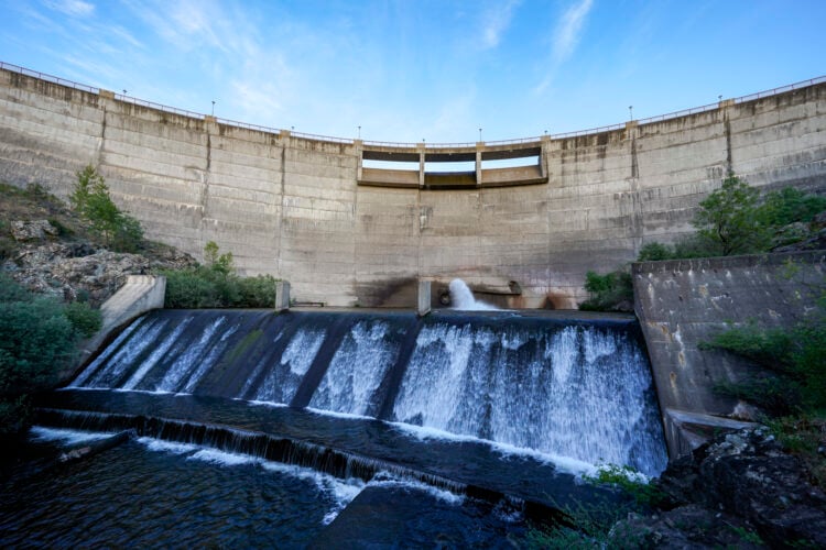 El año hidrológico en Segovia 1 El Pontón Alto.