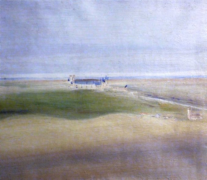 Camino de Zamarramala visto desde el Alcázar. Acuarela. Daniel Zuloaga, 1910.