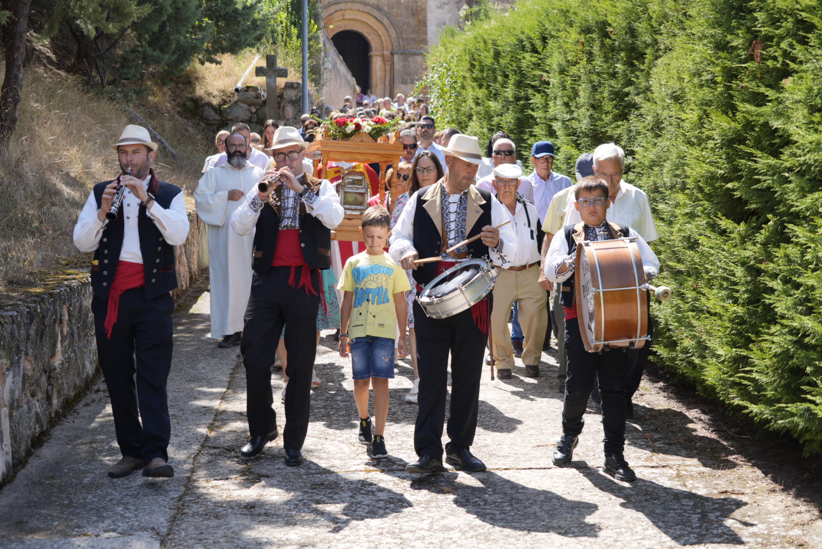 Momento de la tradicional procesión.