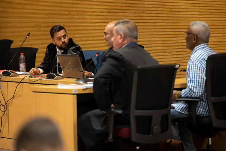 Antonio Paulo en el juicio.