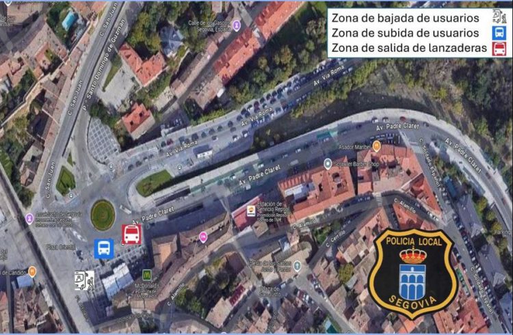 Lanzaderas para acceder al casco antiguo.