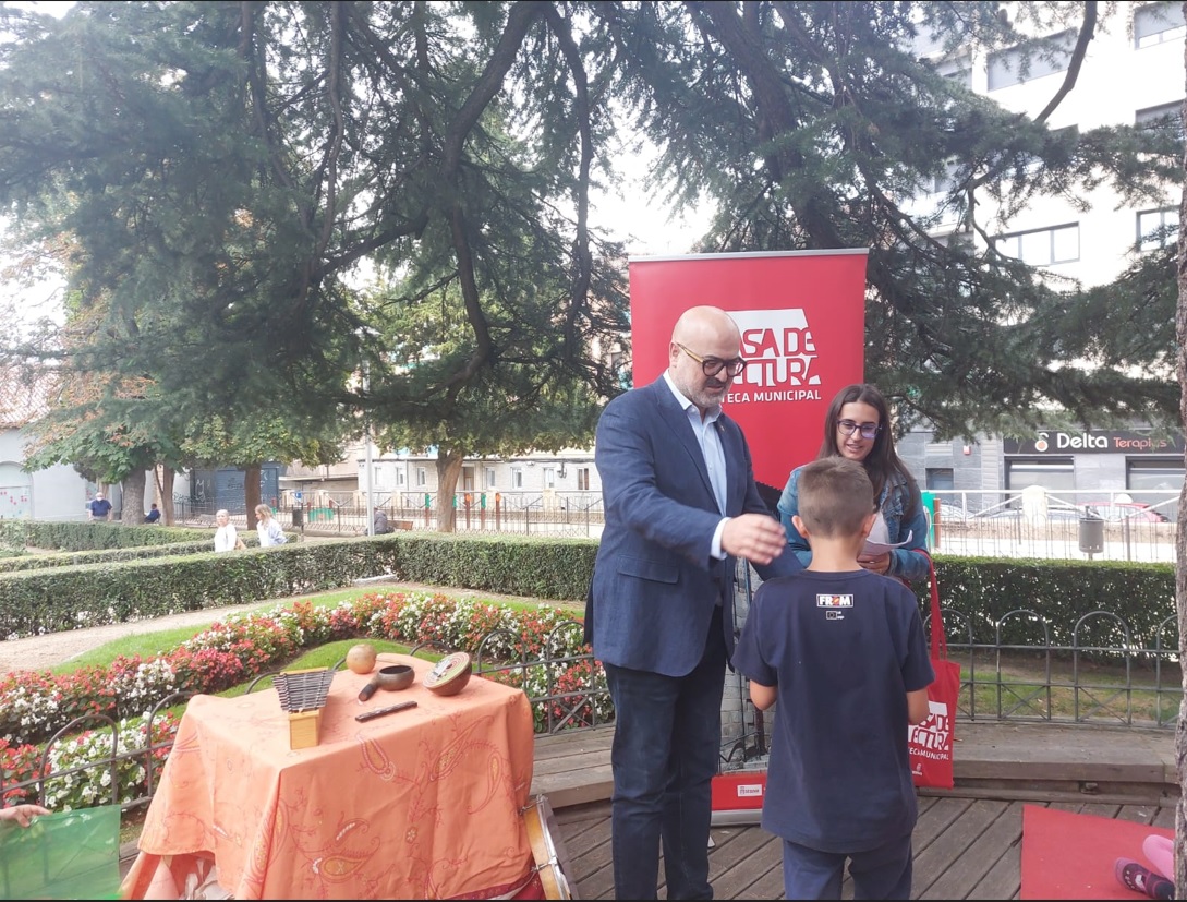 Momentos de la clausura de las Casetas de Lectura