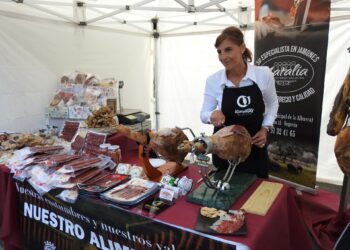 Uno de los puestos en la edición anterior.