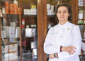 La presidenta del Colegio Oficial de Farmacéuticos, Marta Ruano. / KAMARERO