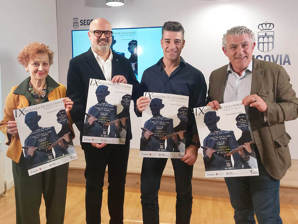 Homenaje a los 40 años de la Escuela de Dulzaina en la Muestra ‘Ciudad de Segovia’ 2 Presentación de la Muestra de Dulzaina 'Ciudad de Segovia'. / EL ADELANTADO