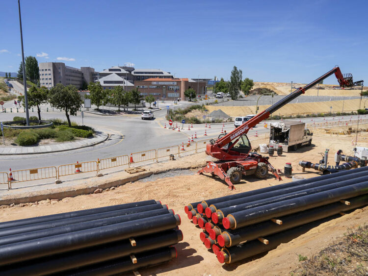 Obras para llevar a cabo el nuevo Hospital de Segovia. / EL ADELANTADO