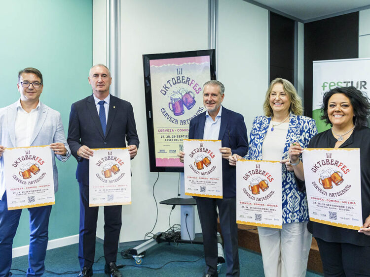 Actuaciones musicales y catas de cerveza centran el OktoberFES 1 Presentación de la tercera edición del OktoberFES. / NACHO VALVERDE - ICAL