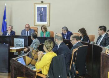 Momento del pleno de septiembre de la Diputación celebrado hoy / Diputación