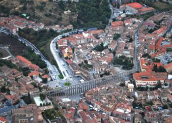 Vista aérea del barrio de El Salvador / Ayuntamiento