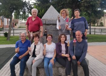 Grupo de títeres de la fundación Caja Cega