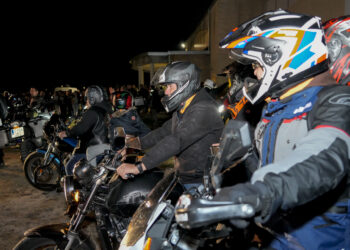 Uno de los momentos vividos el fin de semana durante la I Concentración Motera Impasibles