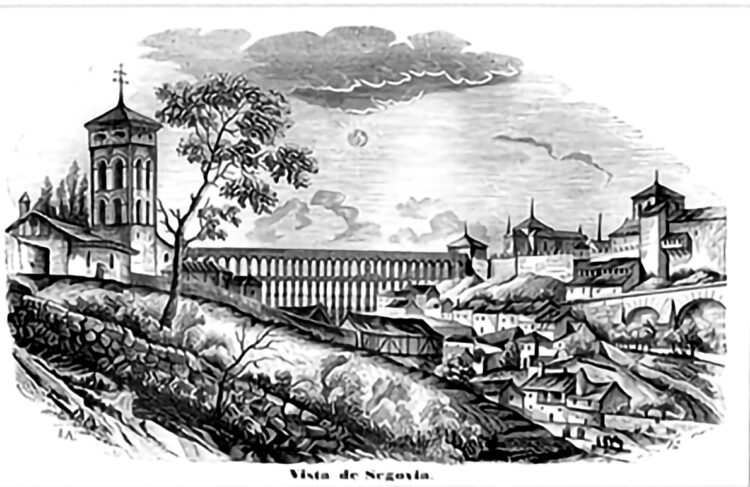 Xilografía de Jesús Avrial que se publicó en el libro “La España geográfica, histórica, artística y pintoresca”, en 1845.