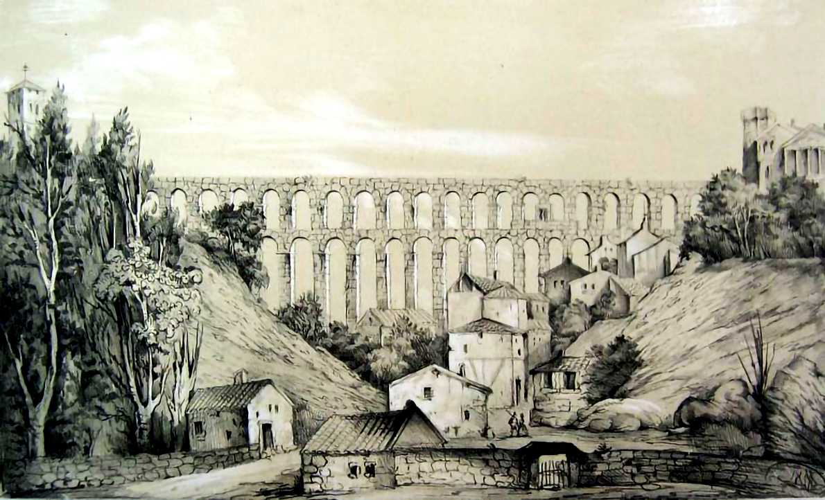 Litografía de Francisco de Paula van Hallen editada en la cuarta entrega de su obra “La España Pintoresca y Artística” en 1847.