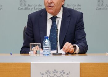 Carlos Fernández Carriedo, durante su comparecencia./ ICAL