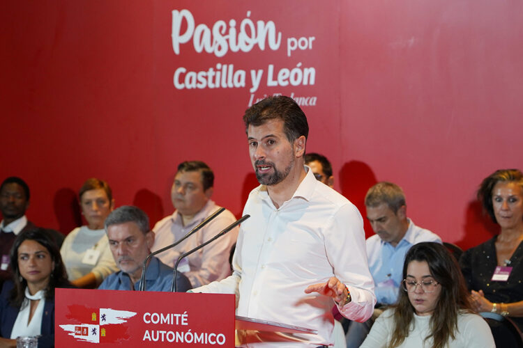 El secretario del PSOE CyL, Luis Tudanca. / Miriam Chacón