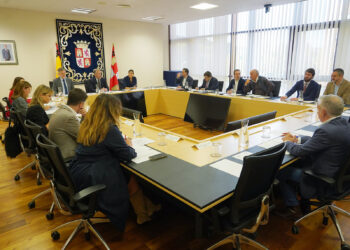 Reunión de la Mesa y Junta de portavoces de las Cortes de Castilla y León. / Miriam Chacón