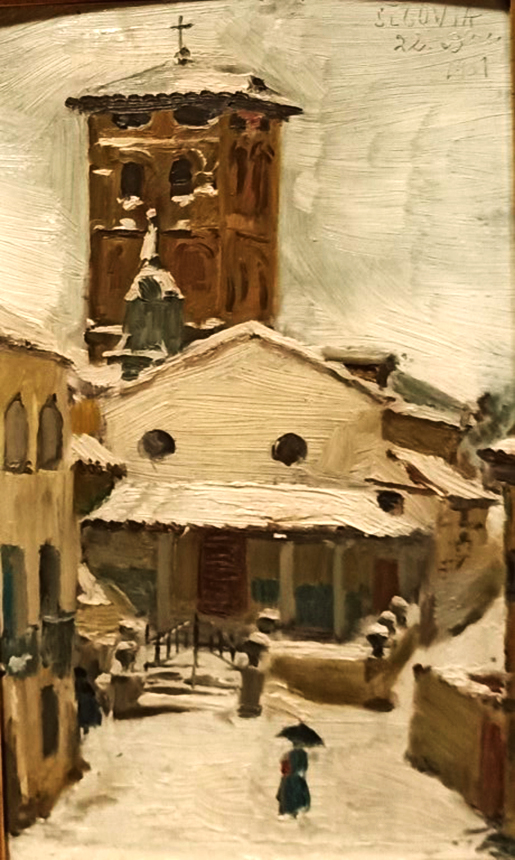 Se cree que es un óleo de Daniel Zuloaga, de 1901.