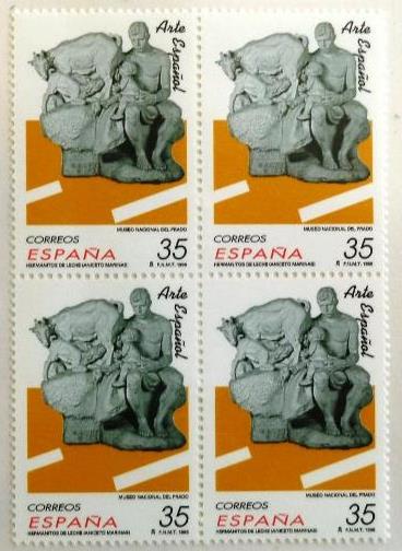 Sellos de 35 pesetas: colección Arte Español. Dirección General de Correos, 1998. 