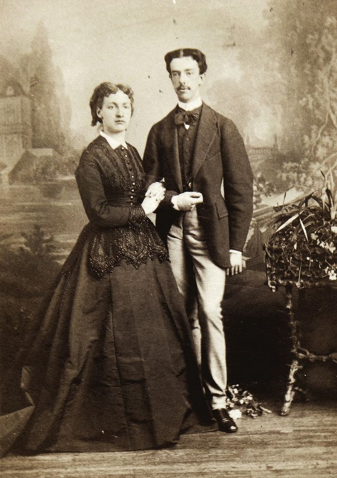 Amadeo de Saboya y su esposa María Victoria del Pozzo della Cisterna.