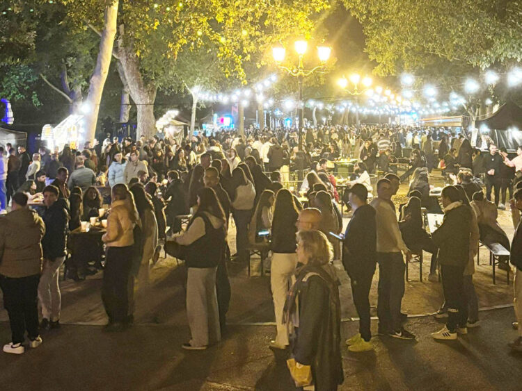 Burger Fest, en el paseo del Salón. / AYUNTAMIENTO DE SEGOVIA