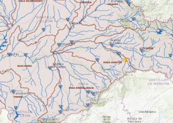 Situación de alerta en Languilla. / SAIH DURERO