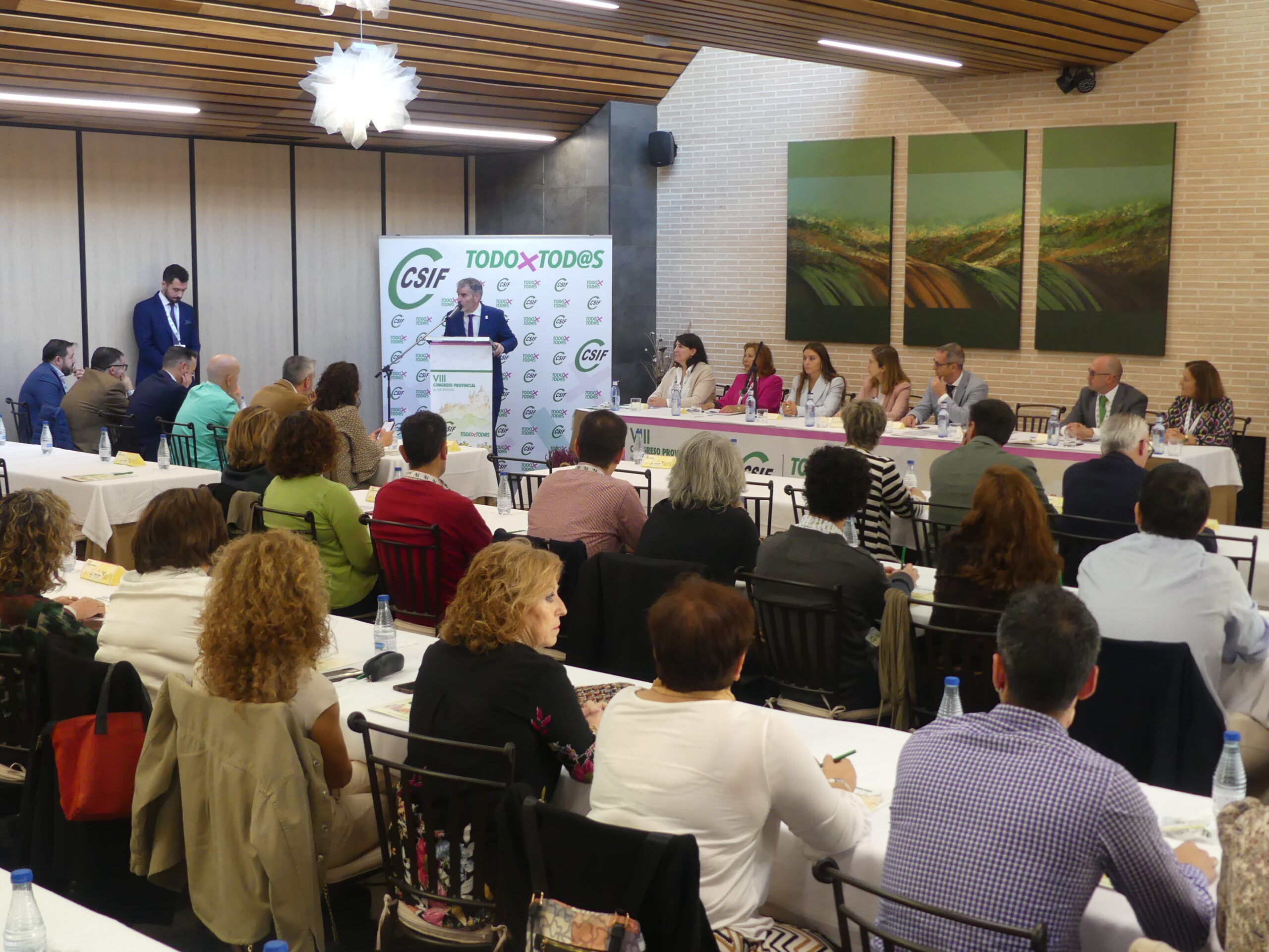 José María Guerro es elegido presidente de CSIF Segovia 2 VIII Congreso Provincial de CSIF celebrado en La Lastrilla / CSIF