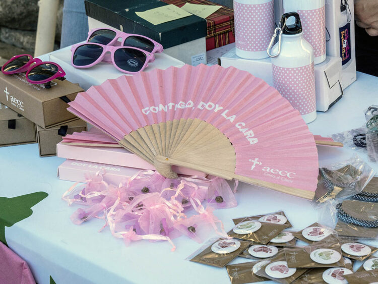 Mesa de la AECC en Segovia. / KAMARERO