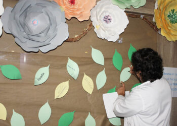 Escritura en el mural