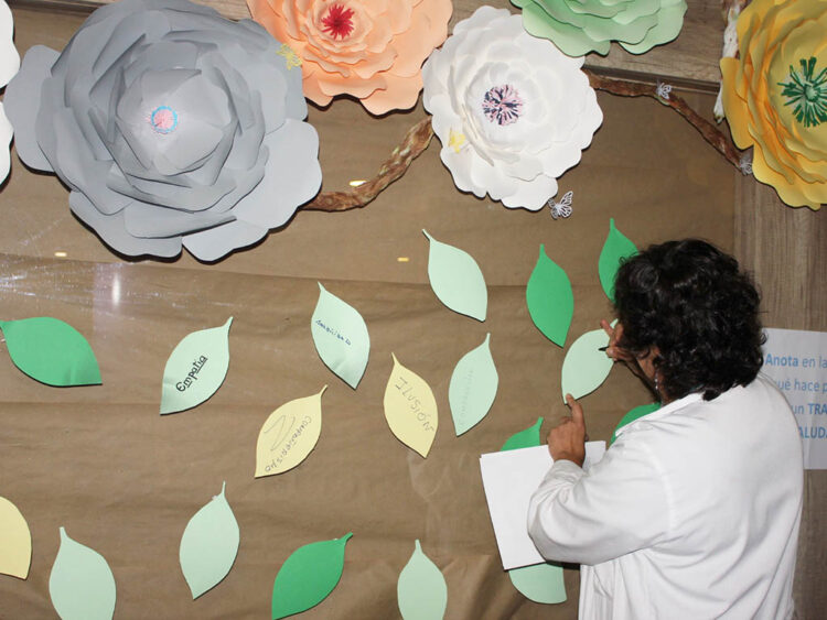 Escritura en el mural