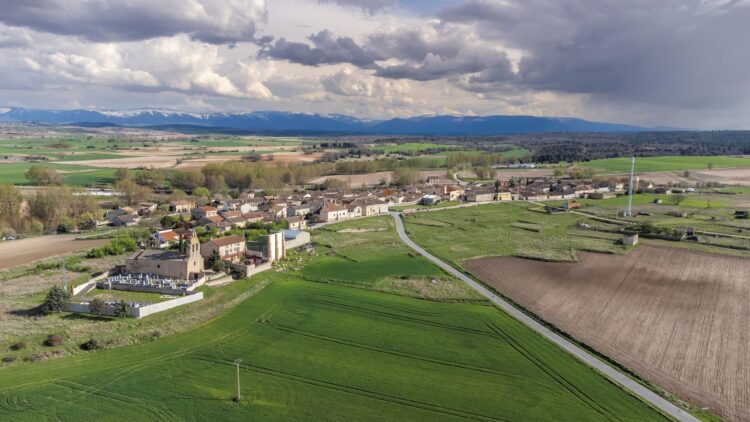 Vista aérea de Valdesimonte.
