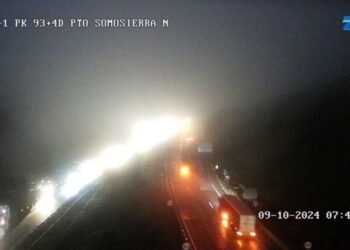 Un accidente en Somosierra provoca retenciones en la A-1, hasta Santo Tomé del Puerto / DGT