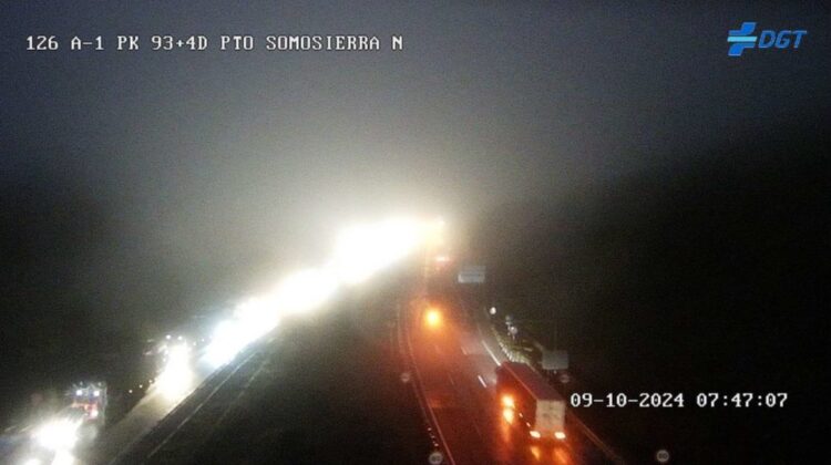 Un accidente en Somosierra provoca retenciones en la A-1, hasta Santo Tomé del Puerto 1 Un accidente en Somosierra provoca retenciones en la A-1, hasta Santo Tomé del Puerto / DGT