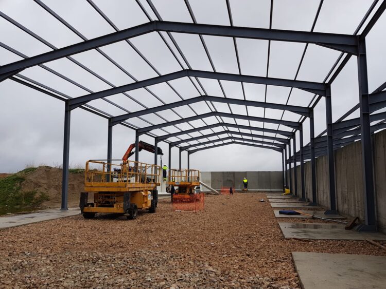 Licitada la planta de tratamiento de residuos urbanos en el CTR ‘Los Huertos’ 1 Fotografía de archivo: obras de ampliación del CTR ‘Los Huertos’ / E.A.