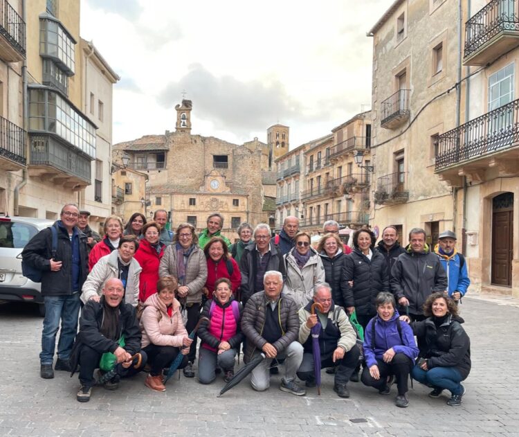 Grupo de senderistas participantes en la actividad / JUAN CRUZ SERRANO
