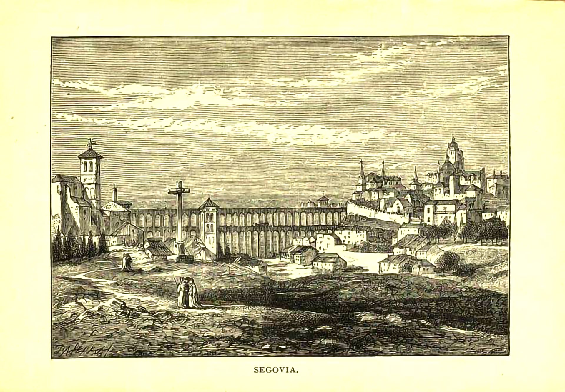 Esta lámina fue impresa en un libro en 1883 por la editorial inglesa Routledge.