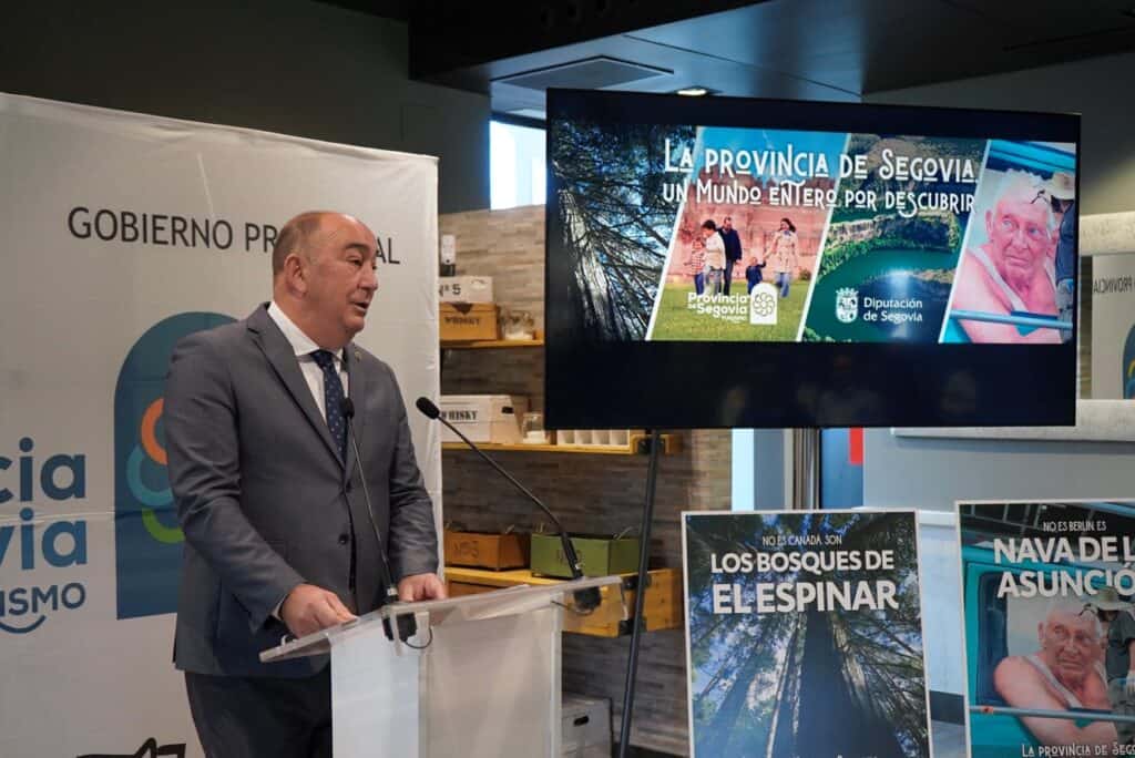 La provincia de Segovia, ‘un mundo entero por descubrir’ en la nueva campaña de Turismo de la Diputación 3 El presidente de la Diputación de Segovia, Miguel Ángel de Vicente.